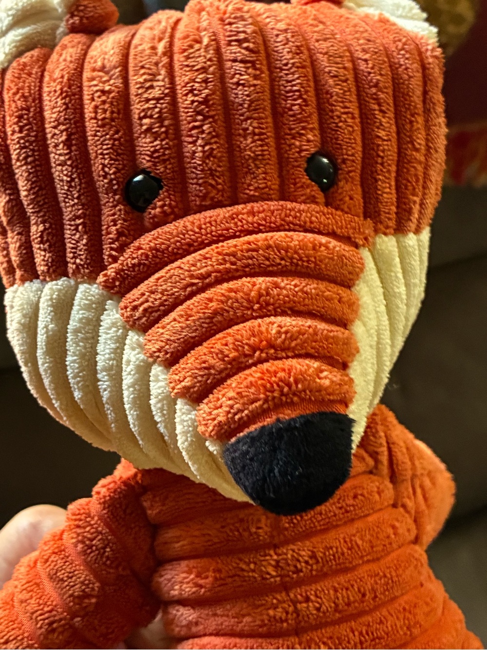 Jellycat 17" Cordy Roy Fox Plush London Corduroy Stuffed Animal Toy Orange - Picture 7 of 13